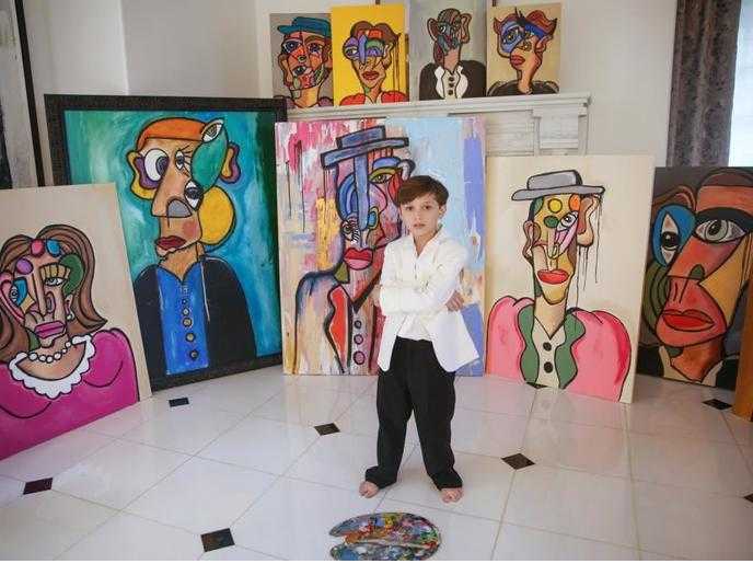 Andres Valencia il giovanissimo genio dell'arte astratta