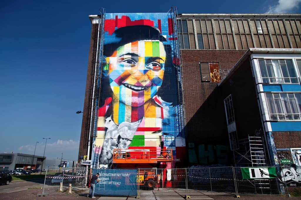 Anna Frank, murales, Amsterdam, Ulisse il piacere della scoperta 2023