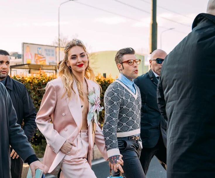 Fedez and Chiara Ferragni attending Versace show 2024/25?