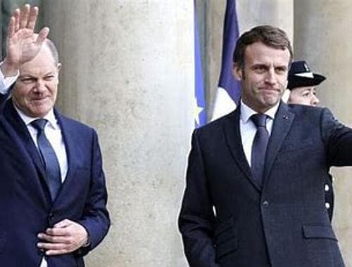 Sfida in Europa: i leader Macron e Scholz